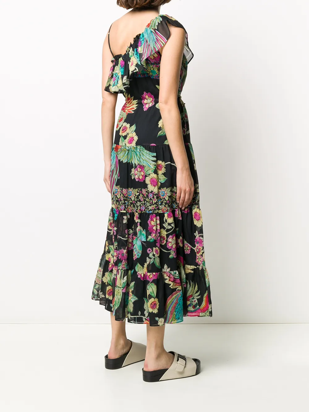 RED Valentino Asymmetrische jurk Zwart