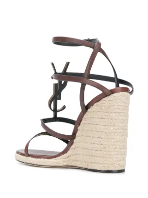 ysl wedge sandals