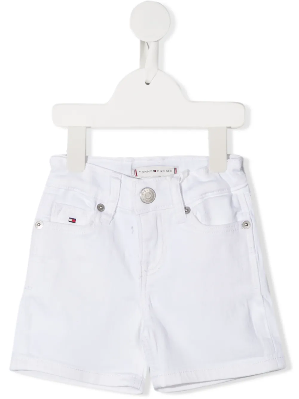 фото Tommy hilfiger junior denim straight leg shorts