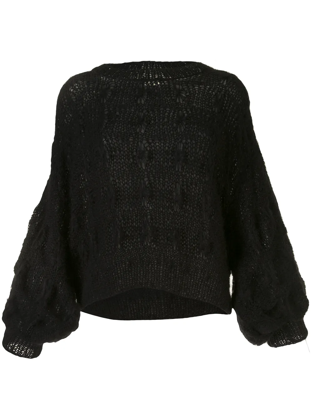 loewe cable knit sweater