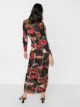 Molly Goddard Gerafftes Kleid mit Blumen-Print