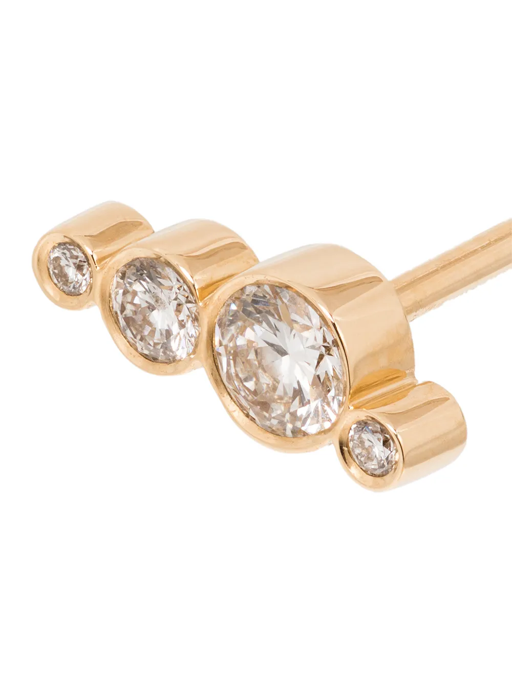  Sophie Bille Brahe 18kt Gelbgoldohrstecker Mit Diamant   Yellow Gold 