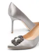 Image 2 of Manolo Blahnik Hangisi 90mm bejewelled detail pumps