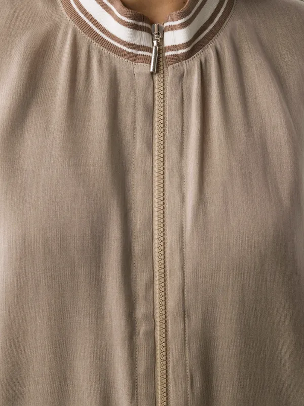 short sleeve bomber jacket