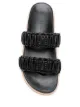 Andrea Marques leather macramé flat sandals