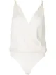 Image 1 of Jonathan Simkhai V-neck silk bodysuit