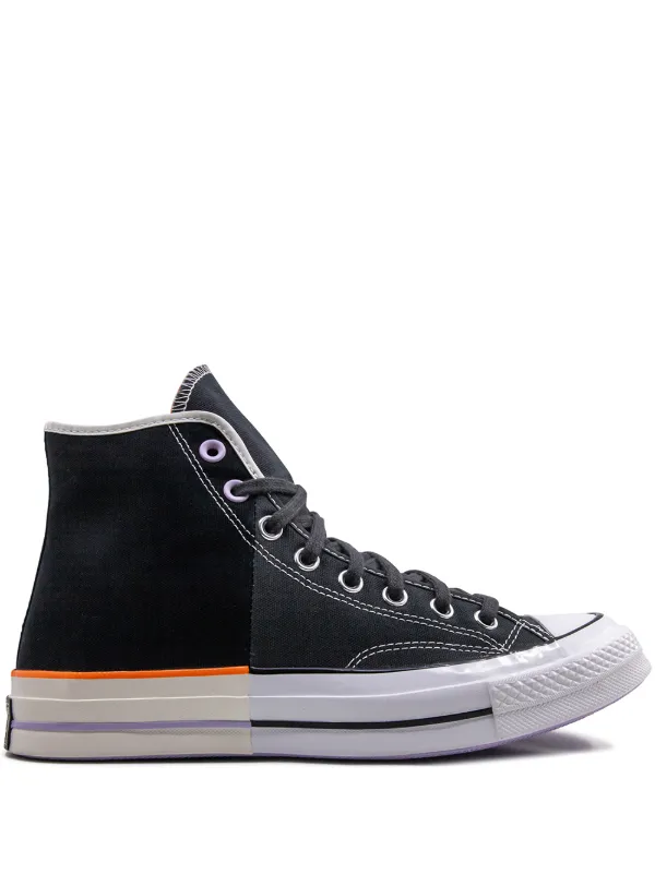 black wool knit back chuck 70 high sneakers