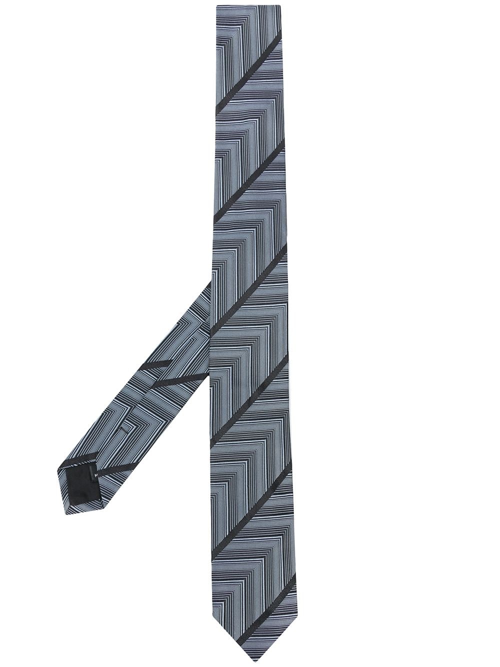 фото Gianfranco ferré pre-owned галстук 1990-х годов с геометричным принтом
