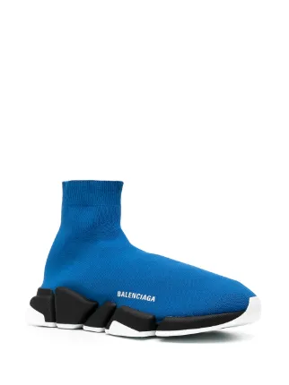 blue balenciaga speed