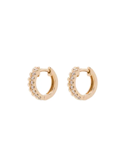 Dana Rebecca Designs pendientes huggie Poppy Rae en oro de 14kt