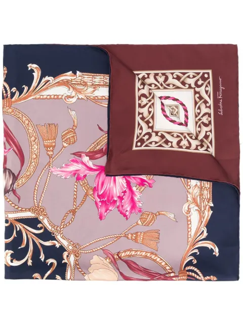Salvatore Ferragamo Elizabeth Silk Scarf Farfetch