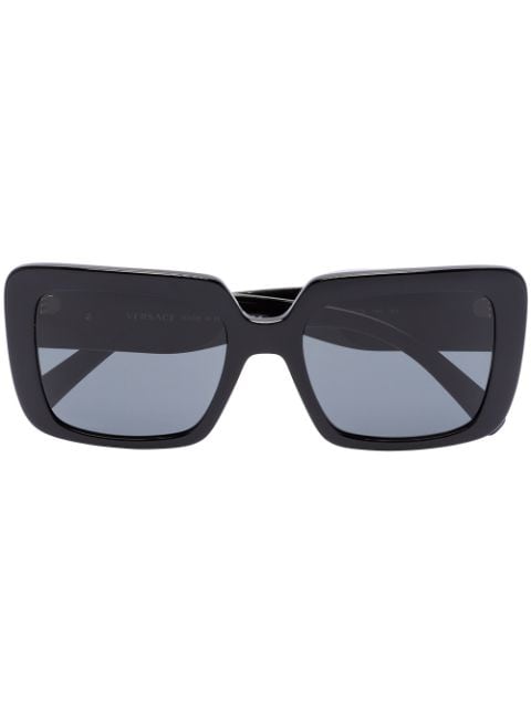 Shop Black Versace Eyewear Square Frame Sunglasses With Express Delivery Farfetch 