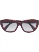 Image 1 of Prada Eyewear two-tone cat-eye frames sunglasses