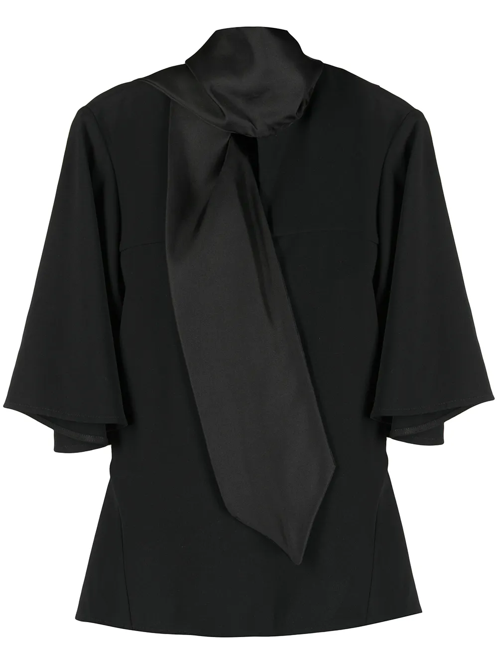 Ellery Top Adventure Fantastique con maniche con volant - Nero