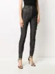 David Koma side cut-out high rise skinny jeans