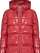 Pinko quilted high-shine coat