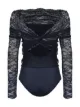 Image 2 of Pinko layered lace bodysuit