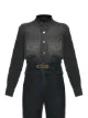 Pinko logo-belt boiler suit