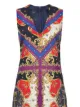 Pinko mix-print sleeveless dress