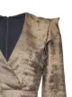 Pinko metallic sheen short dress