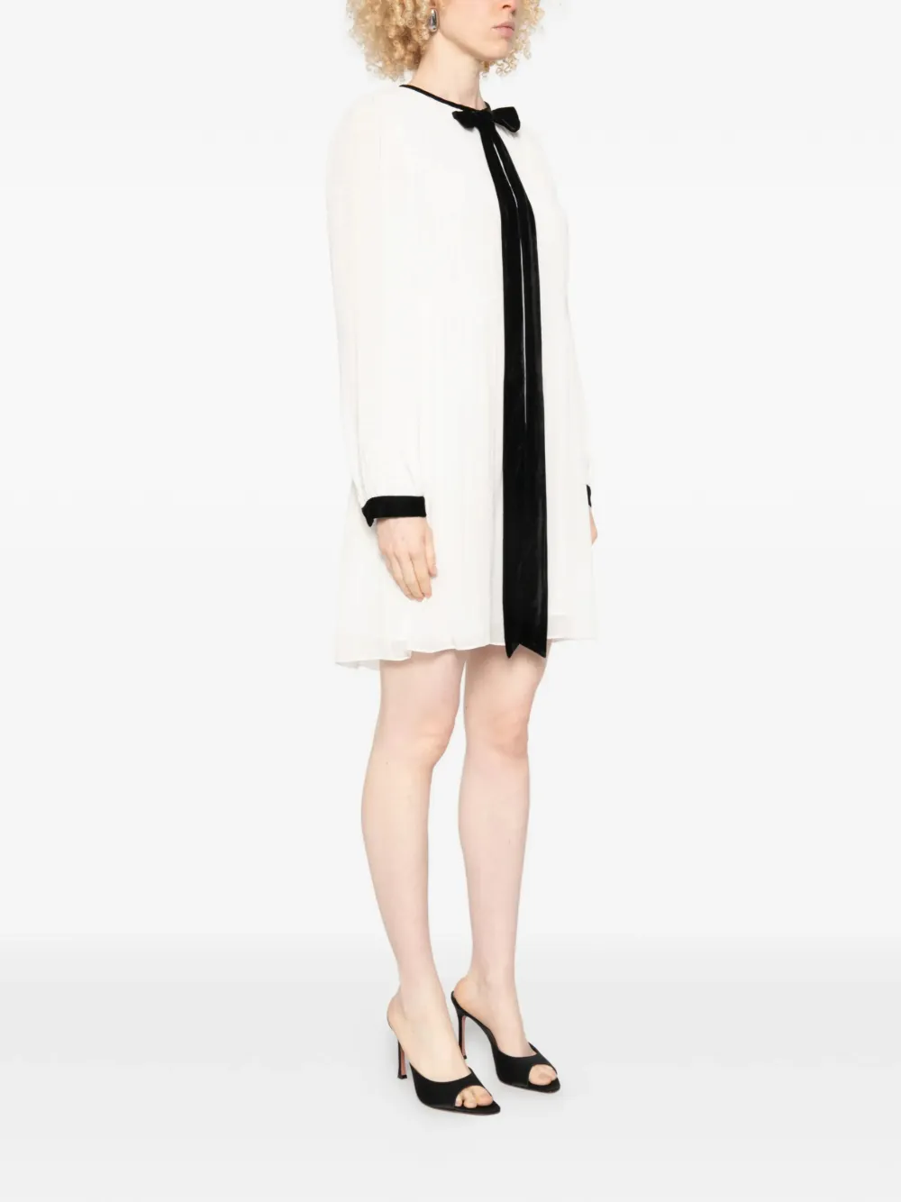 PINKO Mini-jurk met strikdetail Wit