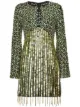 Image 1 of Pinko sequinned fitted dress