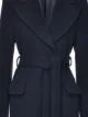 Pinko tie-waist longline coat