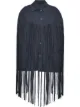 Image 1 of Pinko fringed denim jacket