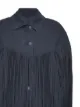 Pinko fringed denim jacket