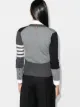 Thom Browne 4-Bar motif panelled cardigan