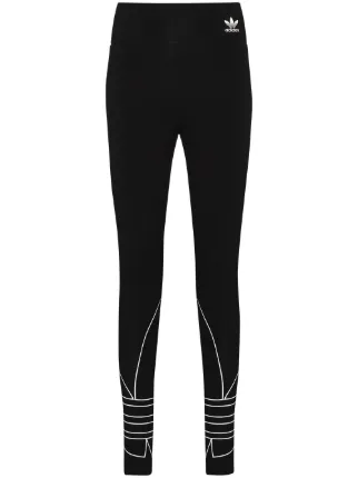 adidas logo print leggings