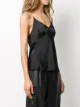 Paco Rabanne chain-trim satin vest