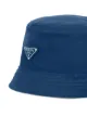 Prada logo-plaque bucket hat