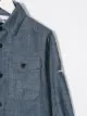 Stone Island Junior قميص بتفصيل مريح وشعار الماركة