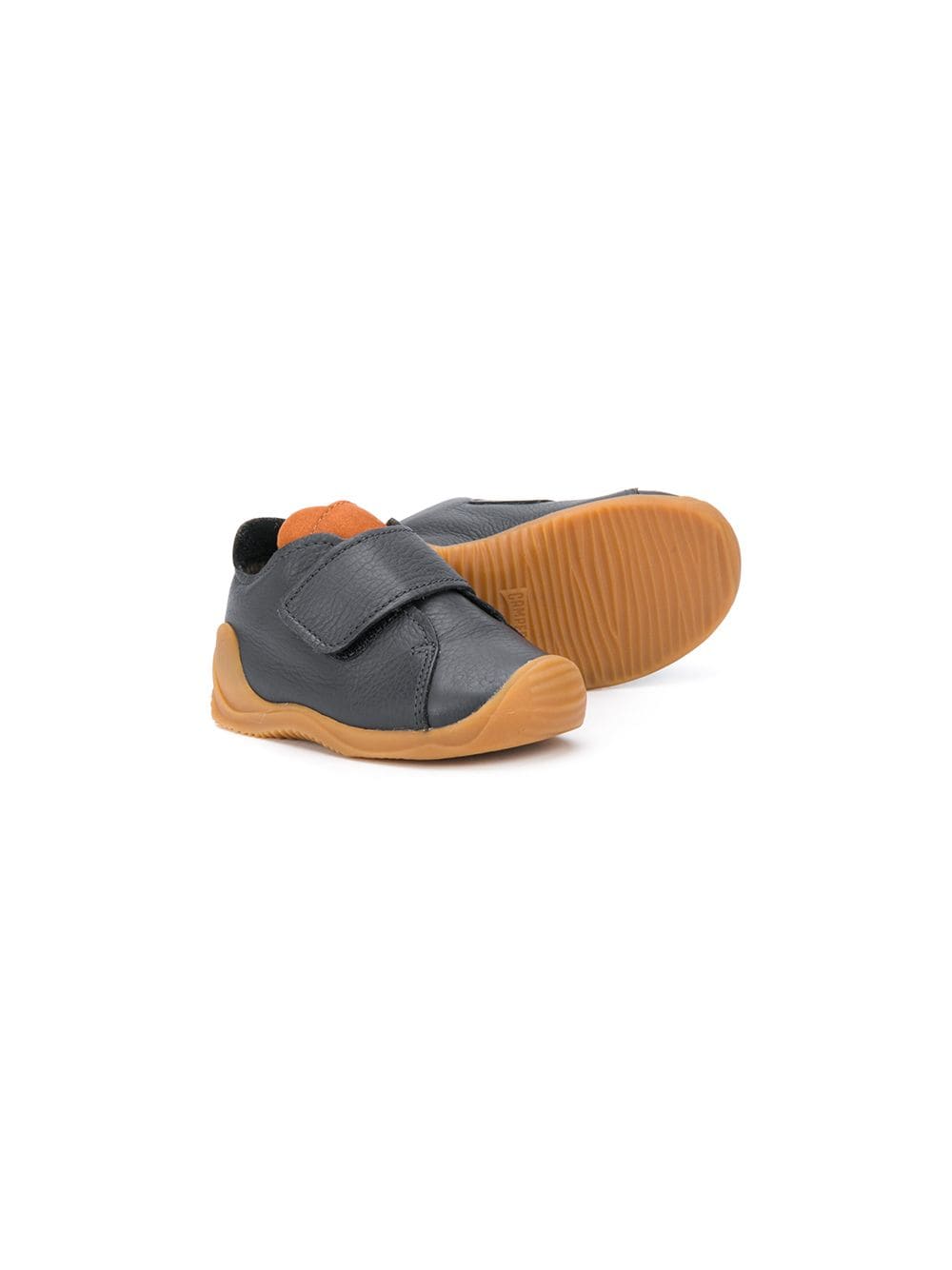 Shop Camper Touch-strap Crib Sneakers In Grey