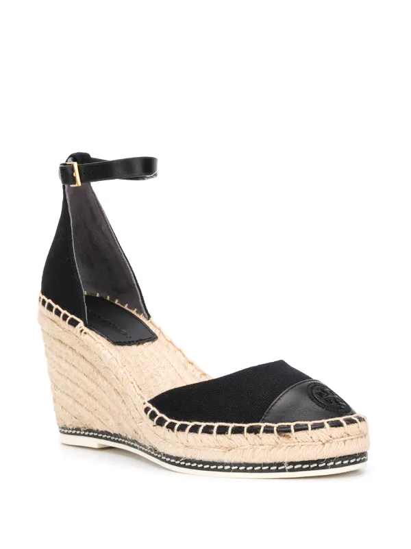 tory burch color block platform espadrille