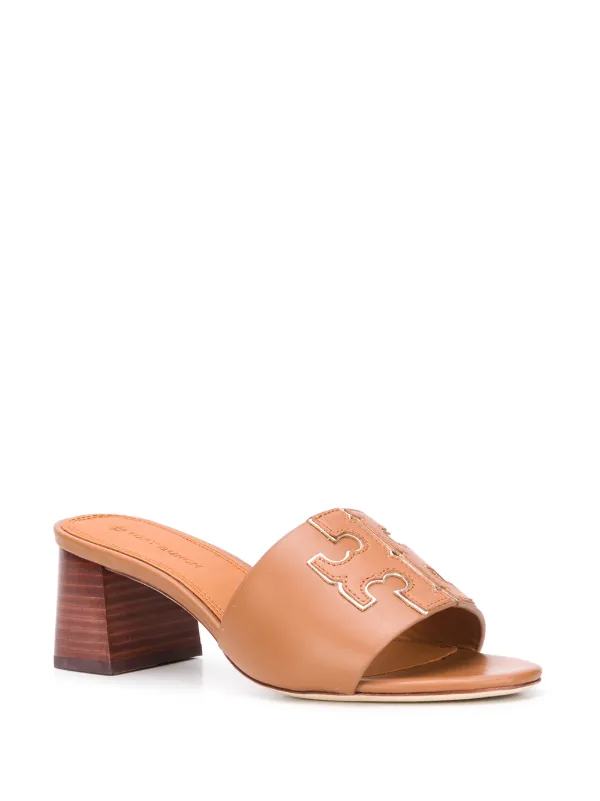 tory burch ines mid heel slide