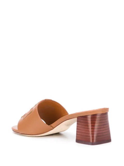 tory burch ines mid heel slide
