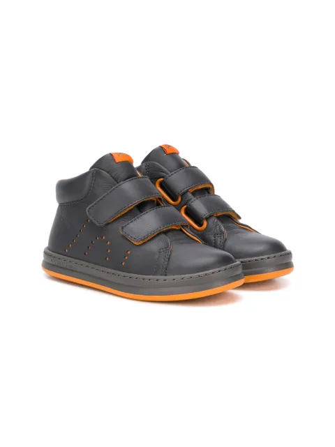 Camper Kids high-top touch-strap sneakers