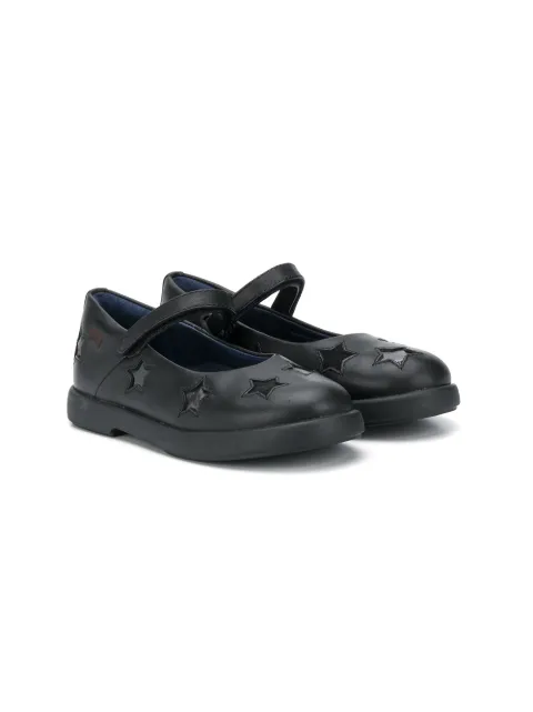 Camper Kids Duet star-patch ballerina shoes