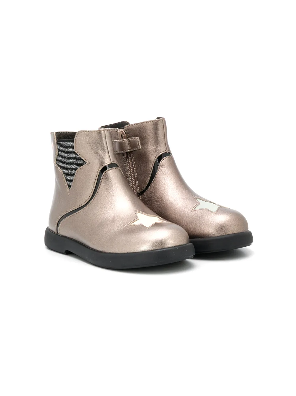 

Camper Kids Kido star-patch ankle boots - Neutrals