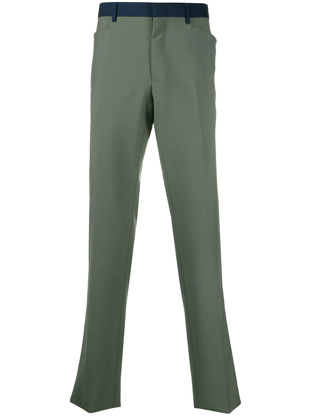 

Lanvin pantalones de vestir con rayas laterales - Verde