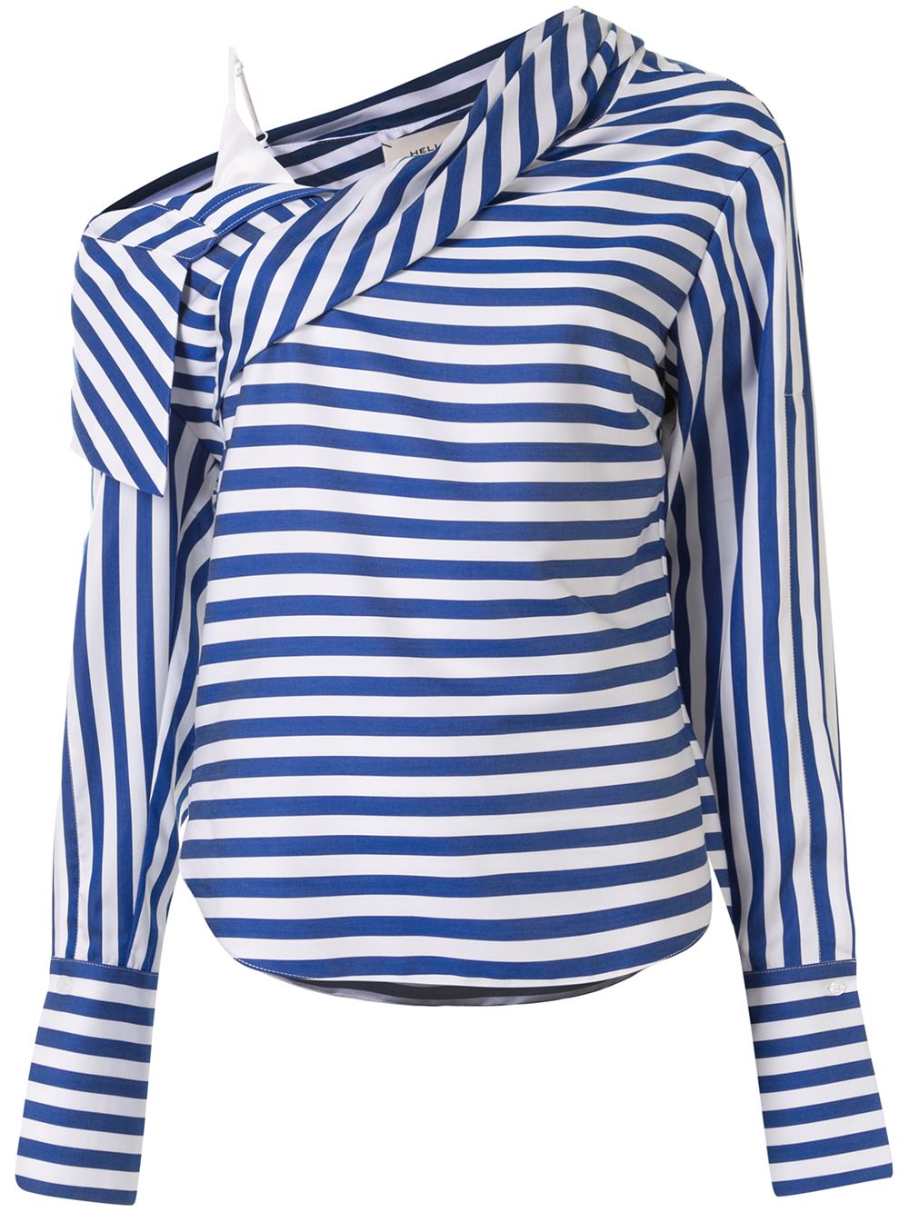 фото Hellessy off-shoulder striped top