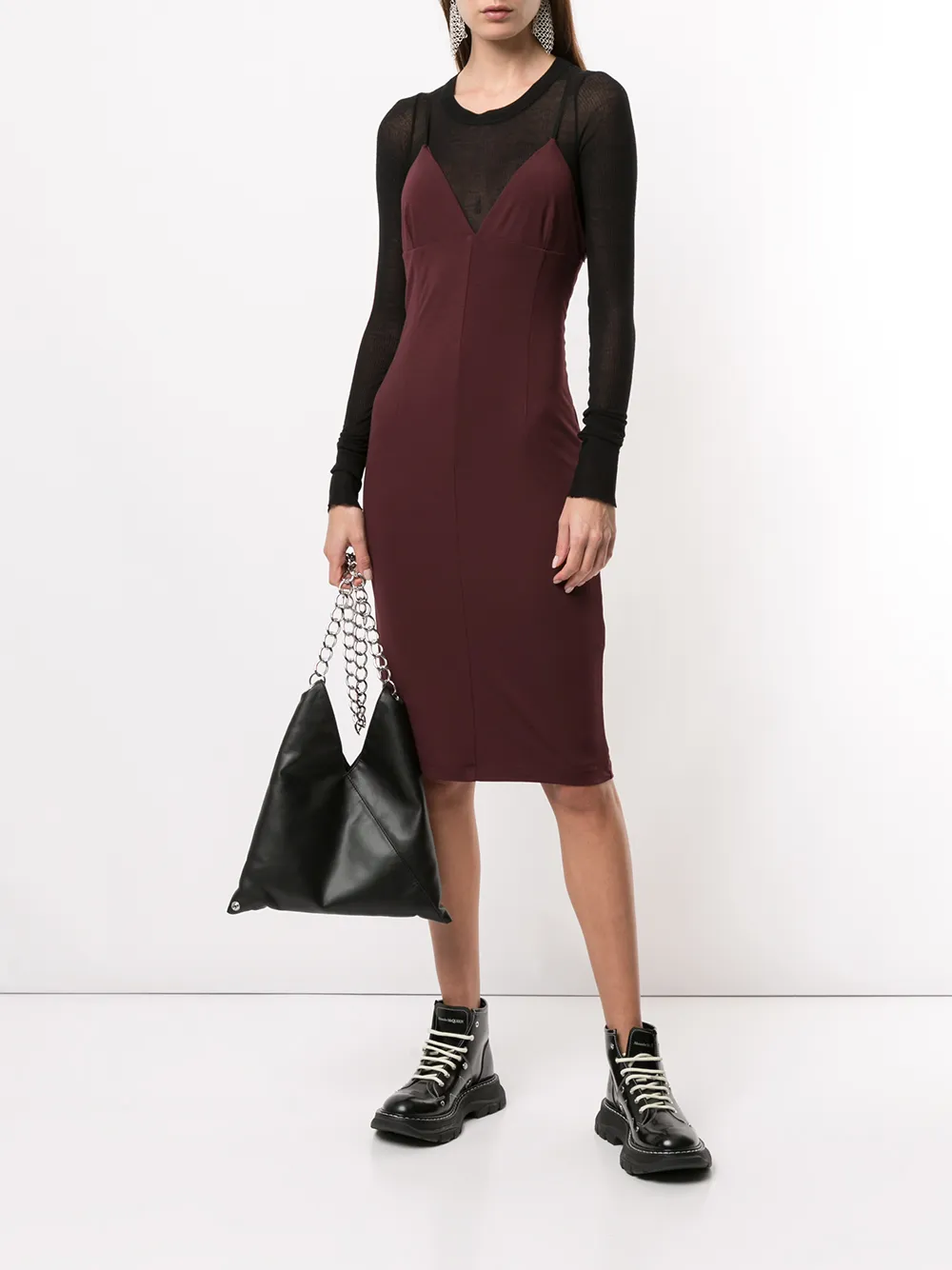 Image 2 of alexanderwang.t v-neck slip dress