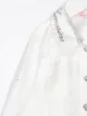 Miss Blumarine جاكيت بشعار الماركة مرصع بكريستال