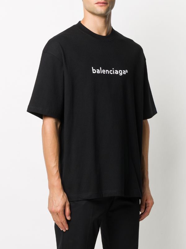 Balenciaga logo-print T-shirt - Farfetch
