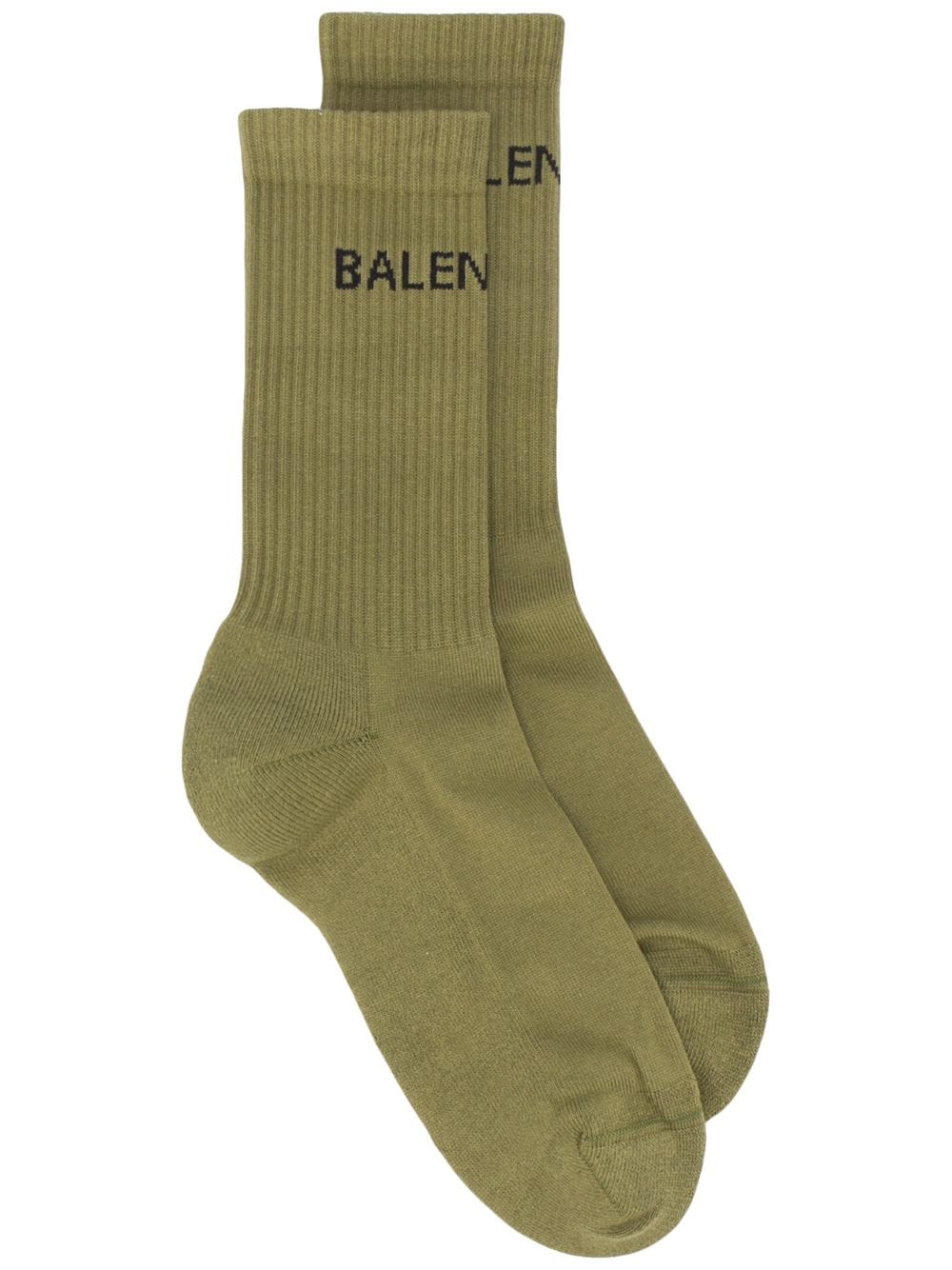фото Balenciaga носки в рубчик с логотипом