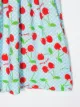 Mc2 Saint Barth Kids cherry print flared dress