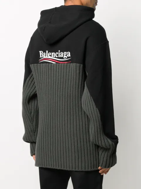 Balenciaga 'Political Campaign' Kapuzenpullover Farfetch Balenciaga 'Political' Kapuzenpullover Farfetch