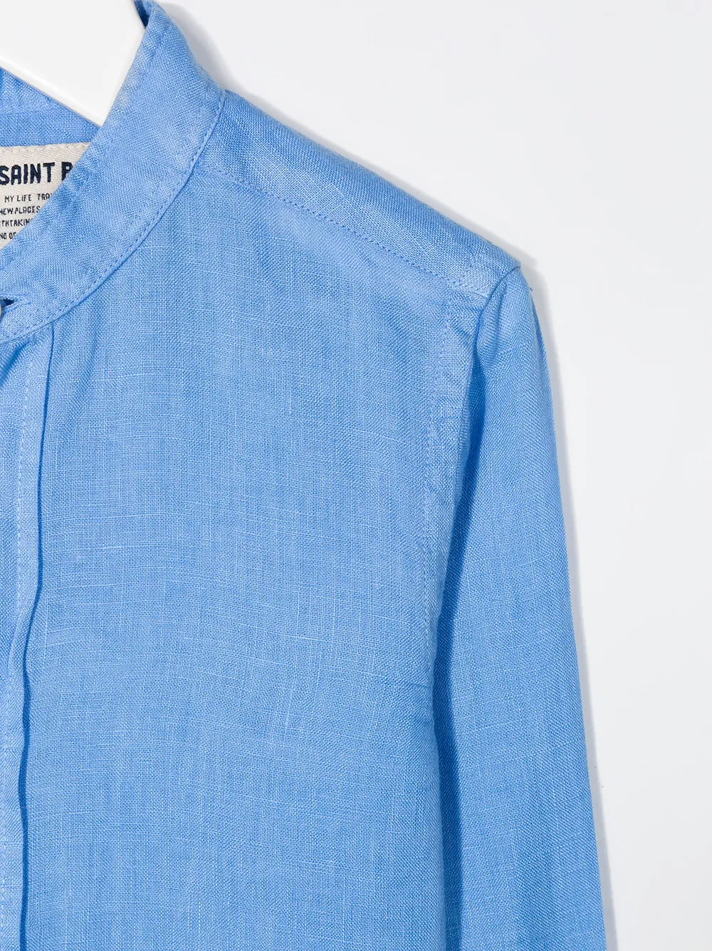 MC2 Saint Barth Kids Shirt met brandkraag Blauw